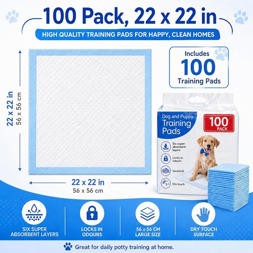 Puppy pads 100 large - pads,
