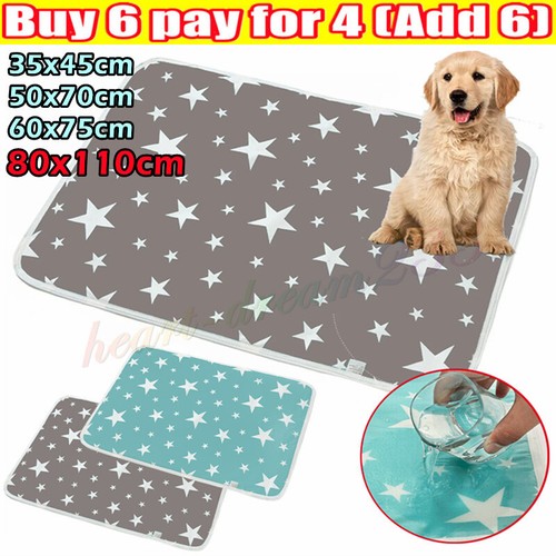 Washable large pet pee pads - large,