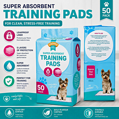 Cooper pals training pads - pals,