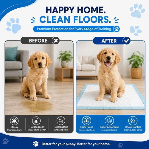 Puppy pads 100pack - pads, 60x60cm