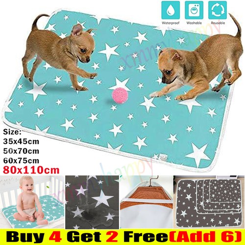 Washable large pet pee - pee, pads