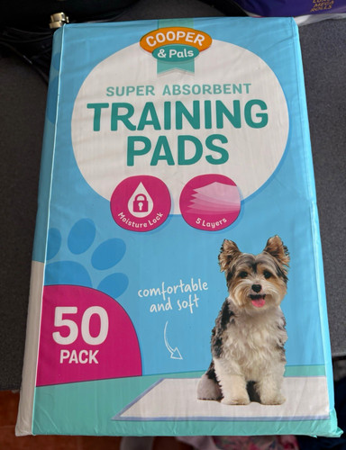 Cooper pals training pads 50 - cooper, &